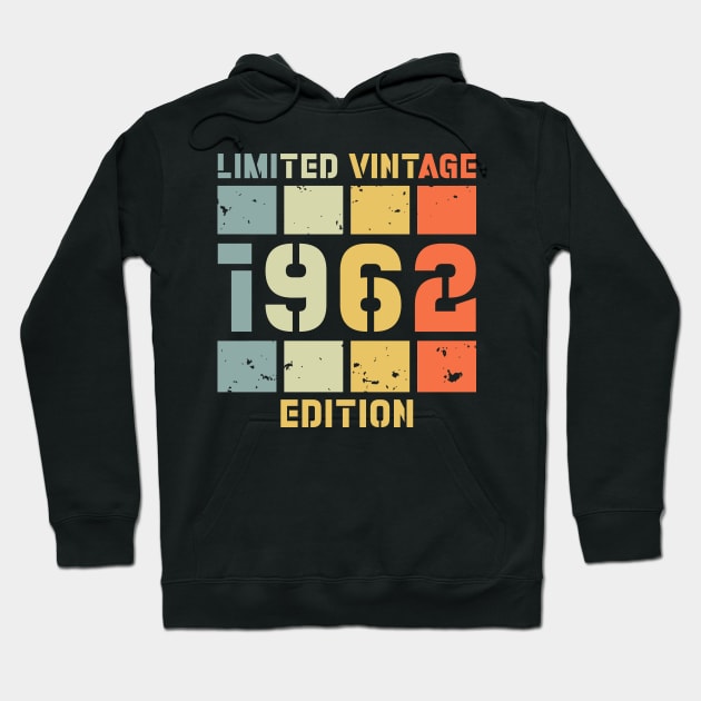 Vintage 1962 Hoodie by CardRingDesign